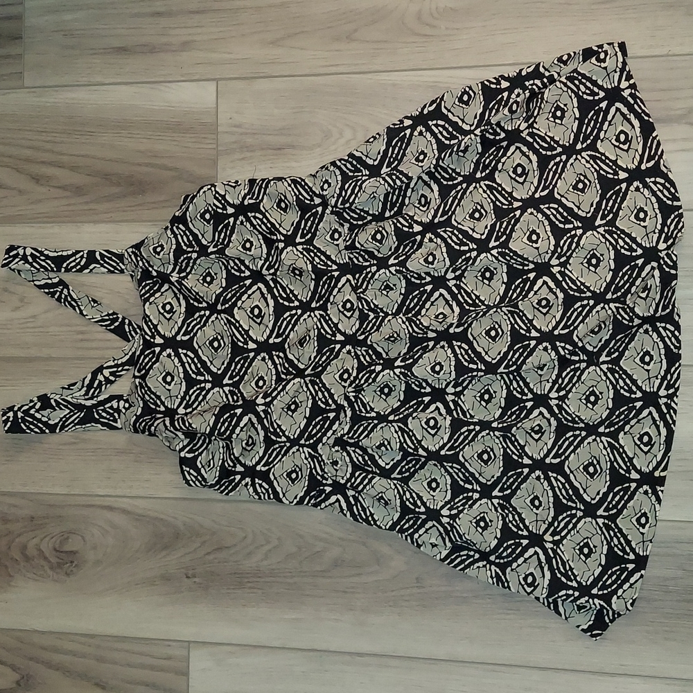 Patterned Silk Dress